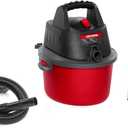 CRAFTSMAN CMXEVBE17250 2.5 Gallon 2.5 Peak HP Wet Dry Vac, Portable Shop Vacuum Wet and Dry with Filter Bag, Hose and Attachments for Cleaning in the Home