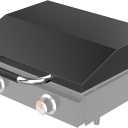 Universal Hinged Lid with Handle for Blackstone and Other Brand 22 Inch Griddles, 5011 Griddle Hard Cover Hood for Blackstone 22 Inch Griddle 1666, 2203, 2304, and Other 22in Tabletop Griddles