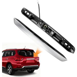 Chrome Rear Tailgate Handle Garnish Finisher Molding Compatible with Nissan