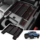 Motrobe Center Console Organizer Tray for Dodge RAM 1500 2500 3500 Armrest Storage Box Accessories 2026 2025 2024 2023 2022 2021 2020 2019