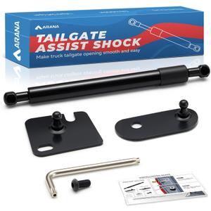 ARANA Tailgate Assist Shock for F250 F350 F450 Super Duty 2017-2026, Tail Gate Accessories Slow Drop Damper Kit for Ford F-250 F-350 F-450 XL XLT LARIAT King Ranch Platinum(No-drill Installation)