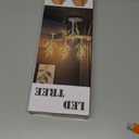 Money Tree, Birch Tree with Lights, 2FT 24LED Tree Holder with 12 Clips, Display Tree for Home, Christmas, Photo, Picture, Lottery Ticket, Wedding, Birthday, Battery/USB Powered, 6H/18H Timer