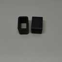 2 Pack Silicone Seat Belt Buckle Holder, Seat Belt Buckle Booster for Kids, Durable Silicone Material, Easy Access to The Buckles of Rear Seats, Car Accessories, Suitable for Most Car Models (Black)