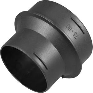 X AUTOHAUX 60mm to 75mm Air Ducting Connector Straight Air Heater Duct Joiner Connector Pipe
