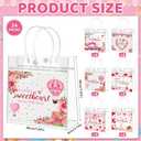 WZSTNBLA 24Pcs A Little Sweetheart is On The Way Pink Baby Girl Party Favors Gender Reveal Party Supplies for Guests Birthday Party Gift Bag