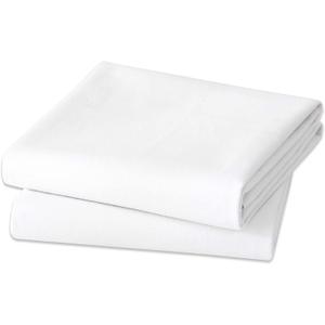 Flannel Crib Protector Pad，100％ Waterproof Mattress Protector Pad, One Size, 27" X 50"-2pcs, 27" X 50"（2Pack）