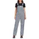 Hisea veralls Wide Leg Sleeveless Zipper Loose Jean Pants Jumpsuits with Pockets Size Large