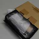 Wedama TSA Approved Toiletry Bag, 2 Pack Clear Makeup Bags with Handles, Quart Size Clear Toiletry Bags, PVC Cosmetic Bags for Women and Men, Carry on Airport Airline Compliant Bag, Black
