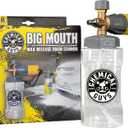 Chemical Guys Big Mouth Max Release Foam Cannon - Foam Cannon for Pressure Washer for Car Wash, Home Cleaning, and Boat Wash with 34 oz Bottle