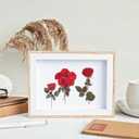 312 Pcs Red Roses Stickers, 24 Sheet Transparent Flower Stickers for Scrapbooking,Waterproof Flower Stickersfor Scrapbooking Notebooks Card Making Journaling Water Bottle Poster Decoration