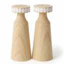 Wooden Candle Holder 2 Packs