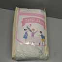 leegleri 4 Pack Ivory Spandex Table Clothes for 6 Foot Rectangle Tables, Wrinkle Free Fitted Table Cover 6ft Stretch Tablecloths with Skirt for Parties Weddings Birthday Banquet Baby Shower