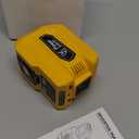 220W Portable Power Inverter Compatible with Dewalt 20V Battery, DC 20V to AC 110V Battery Inverter, Power Station with 400LM LED Work Light, 1 AC Outlet, 2 USB Ports & 1 TypeC Fast Charging (Yellow)