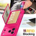 Oneagle Wallet for iPhone 17 Pro Max Case with Card Holder (4-5 Cards) [RFID Blocking] [Screen Protector] Full Camera Protection, with Kickstand 15FT Shockproof Heavy Duty Case for iPhone 17 Pro Max