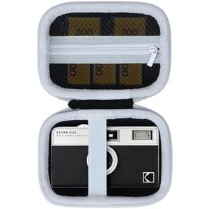 Lebakort Storage Case Compatible with KODAK EKTAR H35 / H35N / Ultra F9 / M35 / M38 Half Frame Film Camera (Black + White Case)