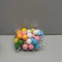 VIHOSE 40 Pcs Summer Ball Ornaments Colorful Hawaiian Ornaments for Tree 1.18" Flamingo Sun Coconut Palm Hanging Decorations Pink Blue Hanging Summer Beach Plastic Balls for Home Decors Holiday Party