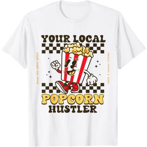 Popcorn For Women Men Family Popcorn Seller Costume Kids T-Shirt (Small)