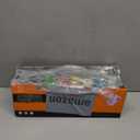 TECBEARS Glow in The Dark Petg FilamentNeatly Wound 3D Printer Filament Bundle250g/Spool, 8 Packs (2 Spool of Black Petg and 6 Spool of Glowing Blue/Green/Red/Yellow)