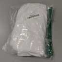 Kingnex 4 Pack Striped Feather Proof Pillow Protectors 16x16 Waterproof Pillow Covers for Square Throw Pillow 16x16 (White)