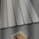 BoxedHome Foldable Stone Bath Mat,Super Absorbent Diatomaceous Earth Mat,24”x 16” Non-Slip Quick Drying,Luxury Dry Pad for Bathroom, White