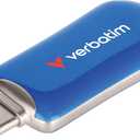 Verbatim 128GB Type C USB 3.2 Gen 1 Flash Drive USB-C Thumb Drive  Blue