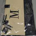 M Initial Canvas Tote