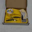 Construction Toddler Plates - Early Christmas Gift Ideas for Grandkids - Toddler Birthday Gift - Kids Plates for Boys Ages 1-2-3-4-5-6-7 - Yellow