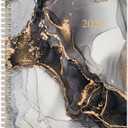 2026 Planner - Planner 2026, 2026 Planner Weekly and Monthly, January 2026 - December 2026, 10" x 8", Calendar Planner with Twin-Wire Binding - Black Golden