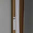 No Tools No Drill Cordless Mini Blinds, 100% Privacy L - Shaped Blades 1" Vinyl Blinds for Indoor Windows, for Window Size 36" W  48" H - White Actual Received Dimensions 35 5/8" W 48" H