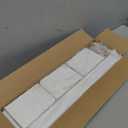 NATURE SUPPLIES Set of 3, 16.4" White Floating Nursery Shelves for Wall, Kids Bookshelf for Bedroom, Nursery Storage, Decorative Display for Kids Rooms, Modern Wall-Mounted Organizer for Home