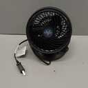 Vornado 133 Small Room Air Circulator Fan, 2 Speeds, Adjustable Head, Table Fan for Desk, Nightstand, Black
