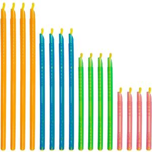16-PCS Magic Bag Sealer Stick, Chip Clips Plastic Bag Sealer Stick, Stay Fresh Bag Sealer Sticks - 16 Plastic Closure Rods - 4 Sizes - Magic Kitchen Food Storage Clips