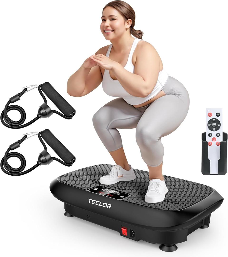 Premium Vibration Plate Exercise Machine for Lymphatic Drainage, Weight Loss, Whole Body Workout Power Vibration Plate, Shake Plate,Home Gym Fitness Equipment