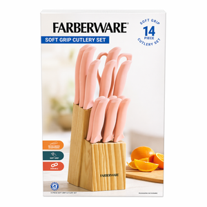 Farberware softgrip 14 piece cutlery set