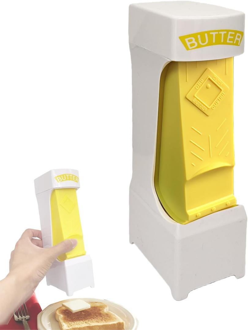 Butter Cutter Slicer for Single Stick, One-Click Butter Slicer Cutter with Stainless Steel Blade and Storage Case for Quickly Making Bread, Cakes, Cookies & Breakfast