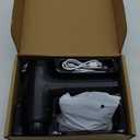 Massage Gun, Muscle Massage Gun for Athletes Handheld Electric Deep Tissue Back Massager, Percussion Massage Device for Pain Relief with 30 Speed Levels 9 Heads (Black)