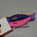 PetBusy Cat Toys with[5000mg A+Natural Catnip &Silvervine] [Baby Grade] Interactive Soft Chew Kicker Cat Toys for Indoor Cats & Kittens, [Crinkle &Bell] Fish Sound Toy, Drives Bored Cat Crazy with Fun (Blue+Pink)