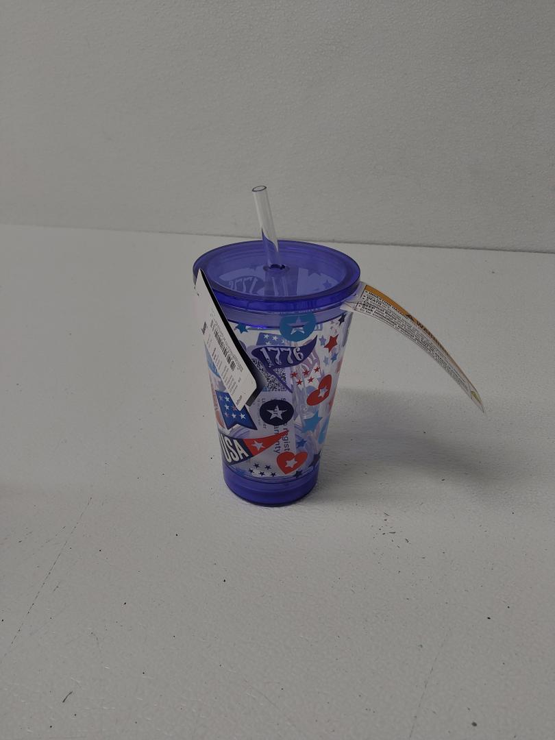 LUUM GLO&GO LED 18OZ TUMBLER FLAG