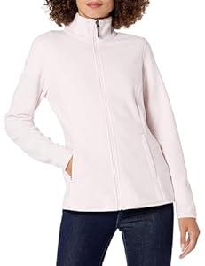 Amazon Essentials Women's Full-Zip Polar Fleece Jacket - Discontinued Colors (Light Pink, Medium)