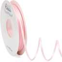 Ribbli Satin Ribbon 1/8 inch x Continuous 100 Yards, Thin Light Pink Ribbon Double Faced Use for Wedding Invitation Card, Gift Wrapping, Christmas Ornaments,Tag Decoration
