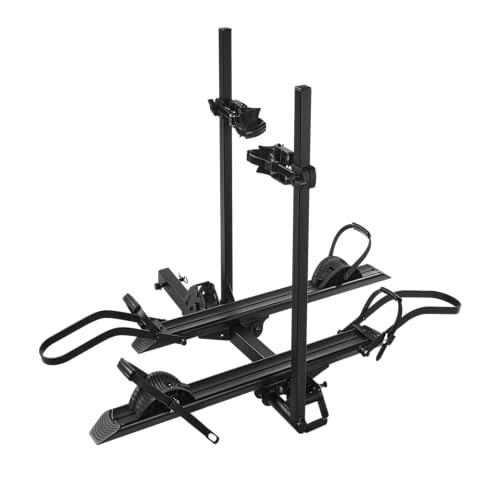 Young E-Bike Rack Hitch Mount Platform Style for Cars Trucks SUVs Minivans RV, fits E-Bike with Up to 5-inch Fat Tire, 200 lbs Capacity