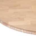 Yourtablecloth Heavy Duty Clear Vinyl Round Fitted Tablecloth (Table Cover) Elasticized Tablecloth Great for Protecting Your fine Tables and Table Linen 60