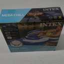 INTEX 56822EP Mega Chill Inflatable Cooler: Removable Ice Chest  5 Built-in Cup Holders  2 Durable Handles  Easy-To-Use Connectors  River Run Compatability