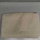 vivrudil Decorative Chenille Luxury Throw Pillow Covers with Wide Edge, Textured Solid Pillowcases, Soft Velvet Cushion Cover Home Dcor for Couch Sofa Chair Bed,2020 Inch, Set of 2, Light Beige