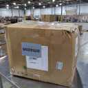 Shintenchi Bar Stools Set of 2 Modern Swivel Bar Chairs, Counter Height Faux Leather Metal Barstools, Upholstered Island Chairs with Back and Footrest, Beige, 16"D x 16"W x 42.9"H