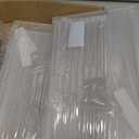 Clear Kitchen Cabinet Organizer, Set of 4 Stackable Spice Rack, Acrylic Shelves for Pantry Organizers and Storage, Tiered Spice Organization for Cabinet, Shelf Organizer for Desk Countertop