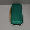 Orzly Case Compatible with Nintendo Switch 2  Protective Travel Carry Case with Screen Padding, Game Card & microSD Slots, Zipped & Open Pockets for Accessories  7.9" Gift Boxed (GRN/GOLD)