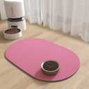 Absorbent Dog Food Mat-Dog Cat Mat for Food and Water Bowl, Quick Dry Pet Food Mat, No Stains Pet Feeding Pad, Cat Accessories Pet Supplies-Water Bowl Mat for Messy Drinkers