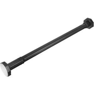 Adhesive Curtain Rod Thin Extendable Temporary No Drilling Window Rods