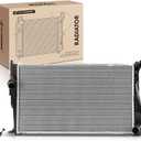 A-Premium Engine Coolant Radiator Assembly Compatible with BMW 335i 2007-2011, 335i xDrive 2009-2011, 335is 2011, 335xi 2007-2008, Z4 2009-2016, 135i, 1 Series M, 2.0L 3.0L, Manual Transmission